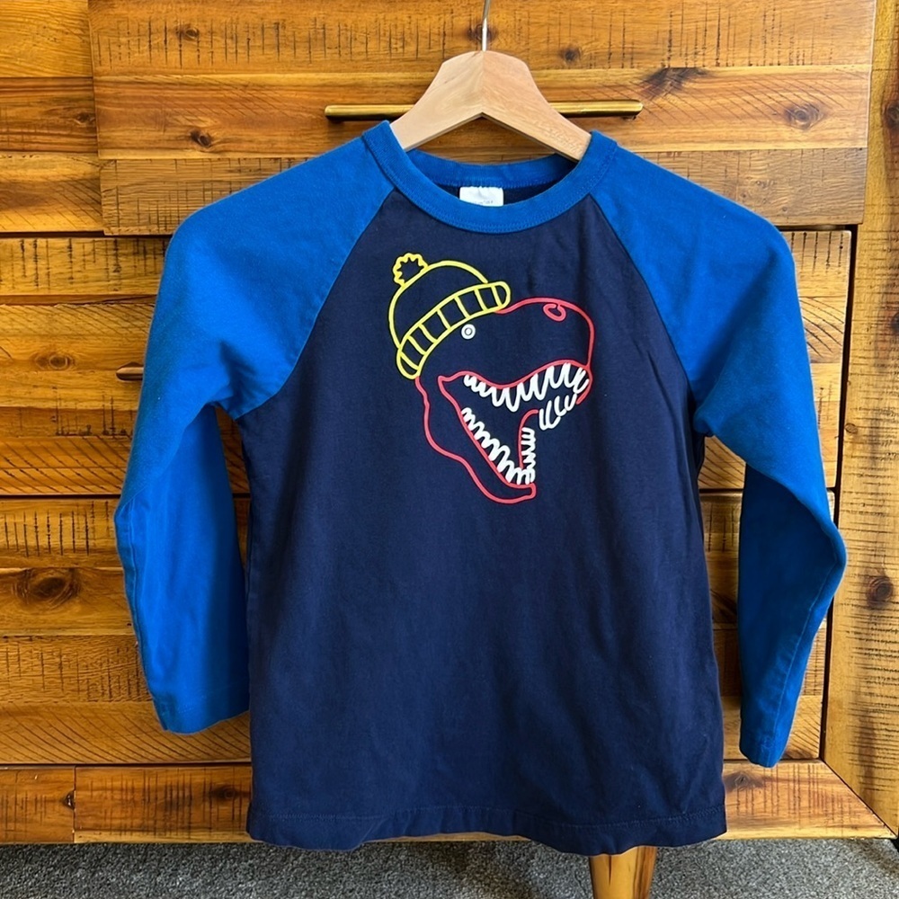 Hanna Andersson Boys Tyrannosaurus Rex 🦖 Baseball Tee